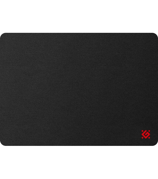 Коврик для мышки Defender S 250x350x3 мм, ткань+резина черный