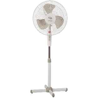 Вентилятор Oasis VF-40PWG белый/серый, напольный, 40 Вт, 3 скорости, 40 см (4 шт. в коробке)
