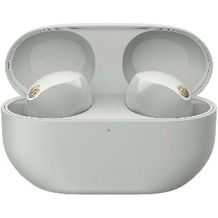 Наушники TWS Sony WF-1000XM5 серебристый, внутриканальные, Bluetooth, активное шумоподавление, беспроводная зарядка, до 8 ч