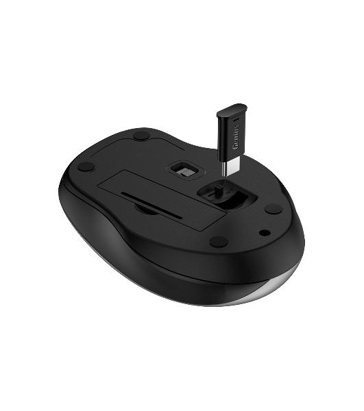 Мышь беспроводная Genius Ergo 8200S серебристый, 1200 dpi, радиоканал, USB, кнопки - 5