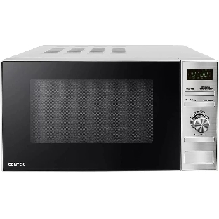 Микроволновая печь Centek CT-1586 серебристый, 20 л, 700 Вт, переключатели - кнопки, поворотный механизм