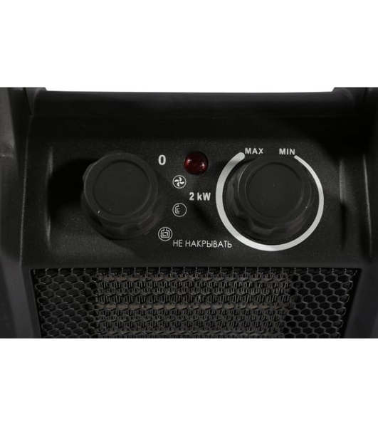 Тепловентилятор Sturm! FH2034CQ, черный/оранжевый, 2000 Вт, 20 м2, термостат
