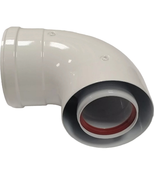 Отвод 90 град. коаксиальный для котлов ECO Classic 60-100 мм