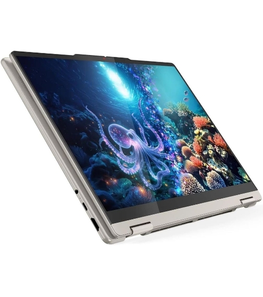 Ноутбук Lenovo Yoga 7 14AKP10/14'/OLED/AMD Ryzen AI 5 340/24Gb/1Tb SSD/AMD Radeon 840M/Windows 11 Pro/бежевый/1.38kg