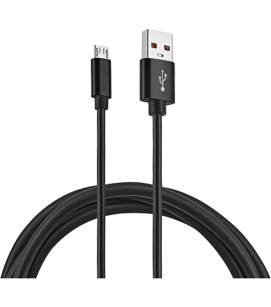 Кабель KingPrice KP-microUSB-2.4A-1.5m USB (m)-micro USB (m) 1.5м черный