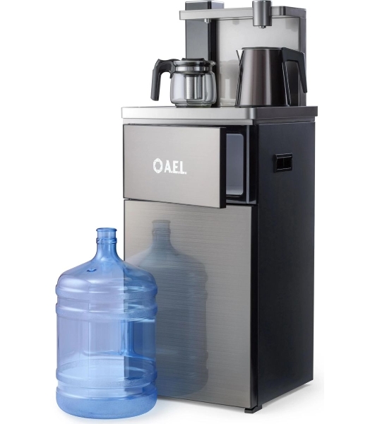 Кулер для воды AEL Teabar LD-AEL-52a, нижняя загрузка, нагрев 100 °С, охлаждение 10 °С, кофейный