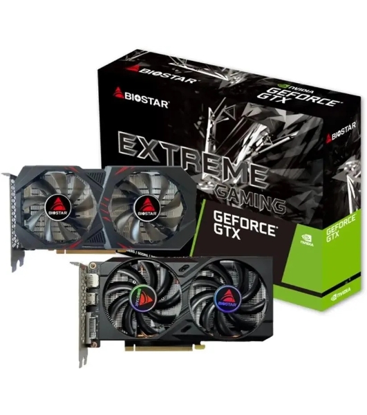 Видеокарта Biostar VN1666TF69 GTX 1660Ti 6G 192 bit GDDR6 1500/1200 DVIx1 HDMIx1 DPx1 HDCP Ret
