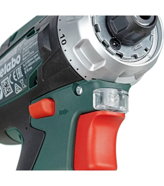 Дрель-шуруповерт Metabo PowerMaxx BS, 12 В, 2 Ач, 34 Нм, щеточный