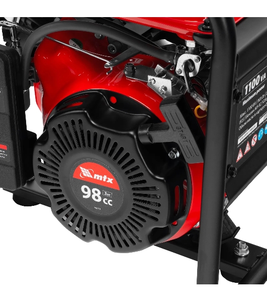 Генератор бензиновый MTX RS-1500, 1,1 кВт, 230В, ручной стартер