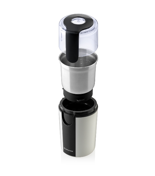 Кофемолка BRAYER BR1182, 2 ножа для мяг. и твер., 70 г.,Мощн. 200 Вт, Пластик. корп, нажатием на кр