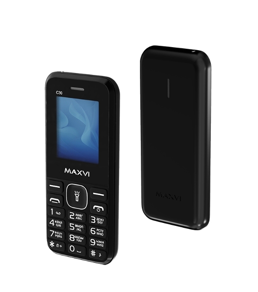Мобильный телефон Maxvi C30 черный