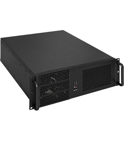Серверный корпус ExeGate Pro 3U390-08 (RM 19', высота 3U, глубина 390, без БП, USB)
