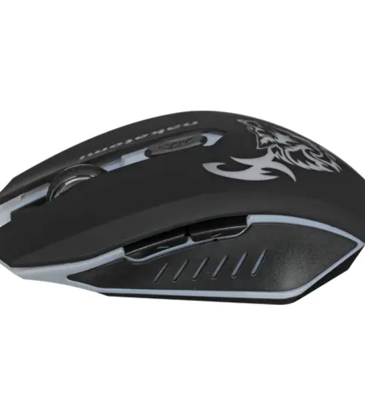 Мышь беспроводная Nakatomi MROG-15U черный, 1600 dpi, радиоканал, USB, кнопки - 6