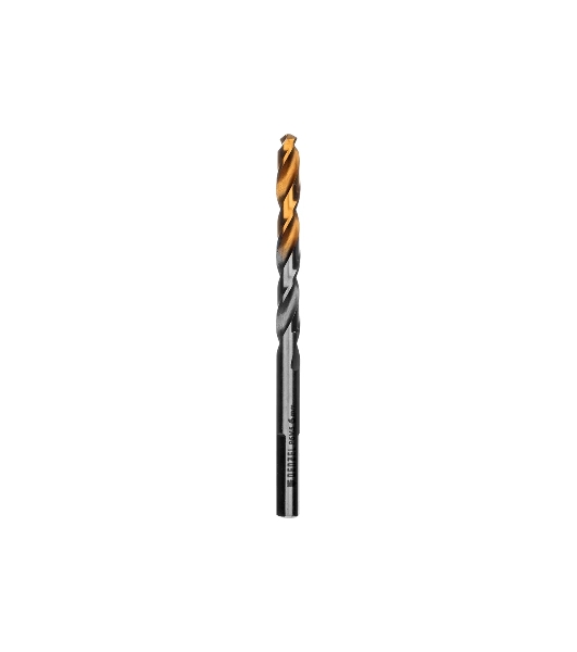 Сверло спиральное по металлу Denzel 6 x 93мм, Р6М5, Golden Tip