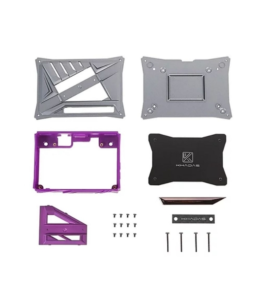 Компьютерный корпус Khadas DIY Case Purple VIMs DIY Case, Purple Color, with heavy metal plate