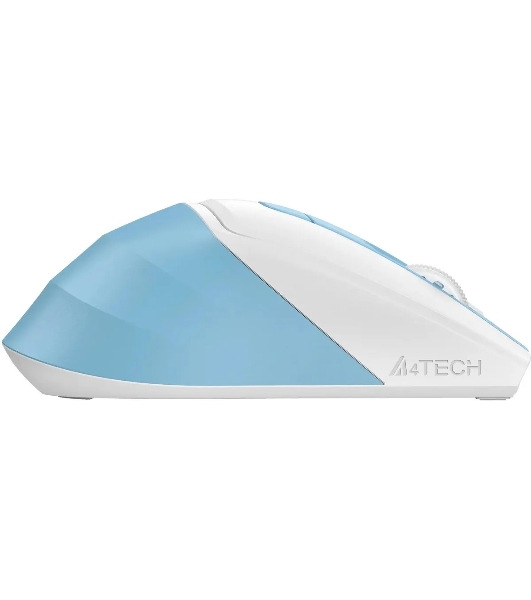Мышь беспроводная A4Tech Fstyler FG45CS Air2 голубой/белый, 2000 dpi, радиоканал, USB, кнопки - 7