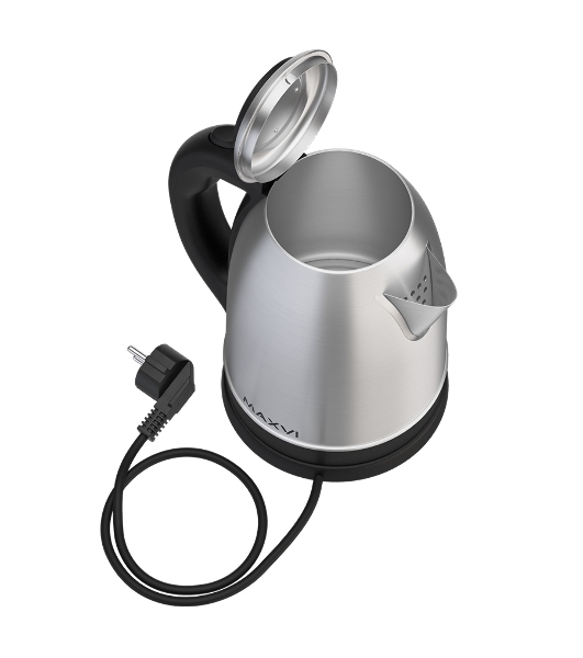 Чайник электрический Maxvi KE2021S silver-black