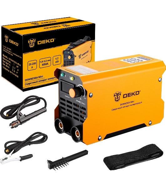 Сварочный аппарат Deko DKWM250A Mini инвертор ММА 4.2 кВт