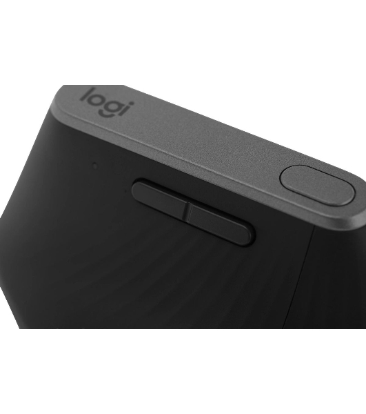 Мышь беспроводная/проводная Logitech MX Vertical графитовый, 4000 dpi, радиоканал, Bluetooth, USB, кнопки - 6