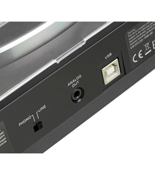 Проигрыватель винила Audio-Technica AT-LP60XUSB полностью автоматический серебристый