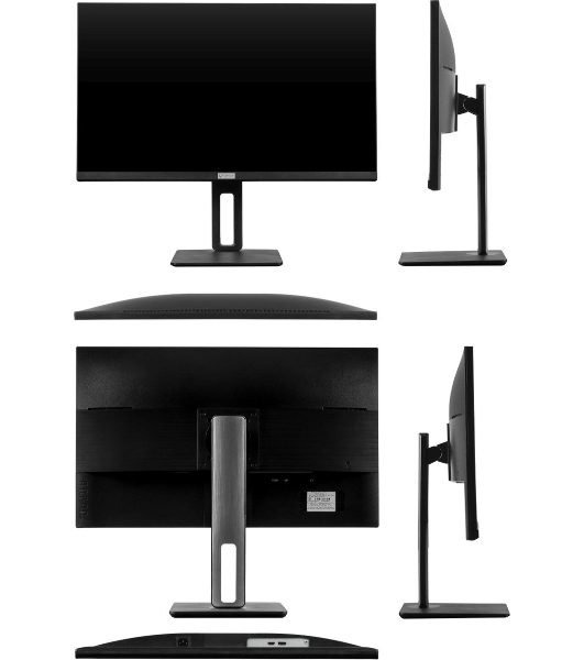 Монитор LIGHTCOM V-Plus ПЦВТ.852859.600-07 27' IPS 2560x1440, 100 Гц, 4 мс, 16:9, 300 кд/м², 1xHDMI, 1xDP, черный