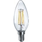 Лампа светодиодная ОНЛАЙТ 80895 OLL-F-C35-10-230-4K-E14, фото 1