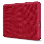 Внешний HDD 2.5' Toshiba Canvio Advance, 1TB, USB 3.2 Gen 1 Type-A, 5400 rpm, красный, фото4