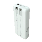 Портативный аккумулятор More choice (4620202550613) PB55-20 с кабелем 1USB 3.0A 22.5W PD - 20000mAh белый, фото5
