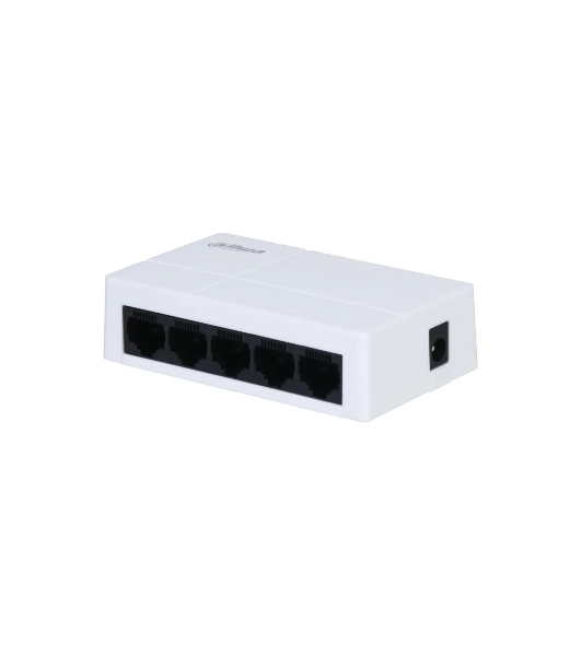 Коммутатор Dahua DH-PFS3005-5GT-L, 5×1 Гбит/с, неуправляемый