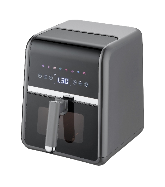 Аэрогриль Centek CT-3189 серый, 1500 Вт, 5 л, сенсор, 8 программ