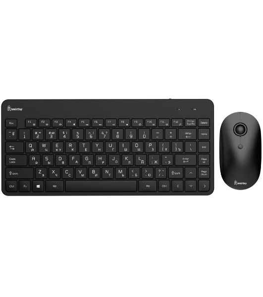 Комплект клавиатура+мышь Smartbuy 220349AG беспроводной, USB, 1600 DPI, чёрный