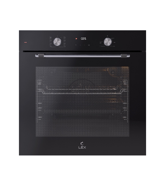 Духовой шкаф электрический LEX EDP 680 BL MAX, встраиваемый, черный