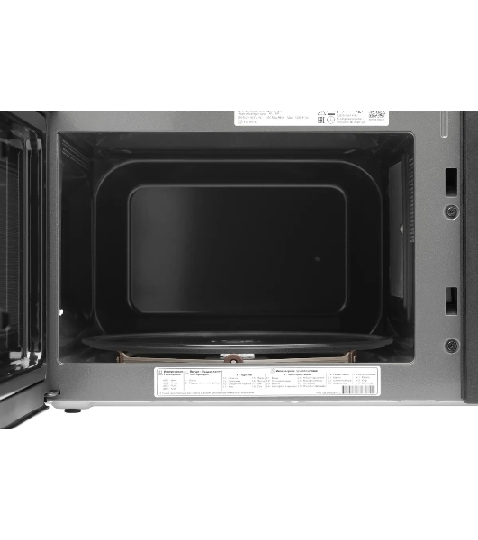 Микроволновая печь LG MW25R35GIS черный, 25 л, 1000 Вт, переключатели - сенсор