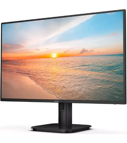 Монитор 23.8' Philips E Line 24E1N1100A IPS 1920x1080, 100 Гц, 4 мс, 16:9, 250 кд/м2, 1xHDMI, 1xVGA, 1x3.5 мм, черный