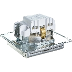 Механизм розетки 1-м СП AtlasDesign 16А IP20 с заземл. защ. шторки с крышкой алюм., фото3