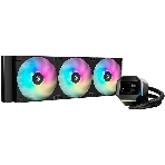 Кулер с водяным охлаждением Deepcool LM420 ARGB Soc-AM5/AM4/1200/1700/1851 черный 4-pin 25.2dB Al LCD 2176gr Ret (R-LM420-BKDMMC-1), фото 1