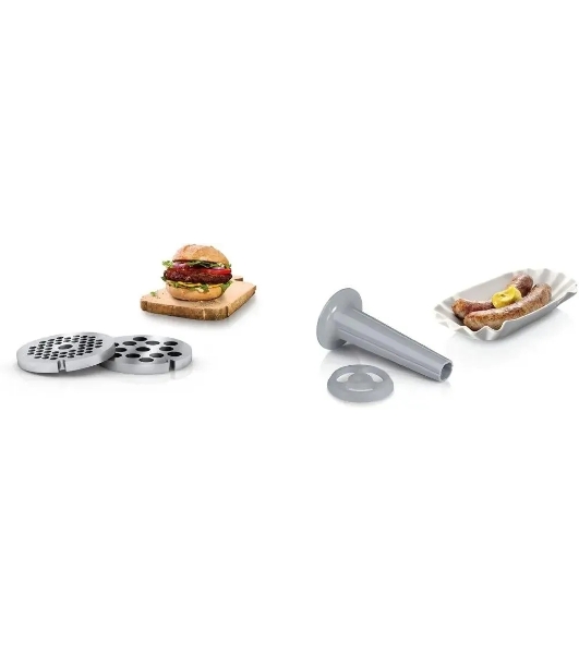 Мясорубка электрическая Bosch MFW2510W белый, 1500 Вт, 1.7 кг/мин, защита от перегрузки, насадки - 3