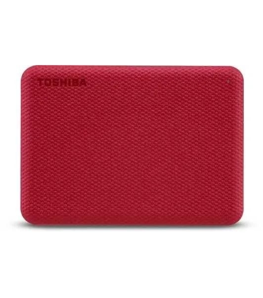 Внешний HDD 2.5' Toshiba Canvio Advance, 1TB, USB 3.2 Gen 1 Type-A, 5400 rpm, красный