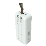 Портативный аккумулятор More choice (4620202550644) PB55-30 с кабелем 1USB 3.0A 22.5W PD - 30000mAh белый, фото2