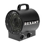 Пушка тепловая электрическая Rexant круглая, прямоугольная подставка, ТЭН, 2кВт, фото 1
