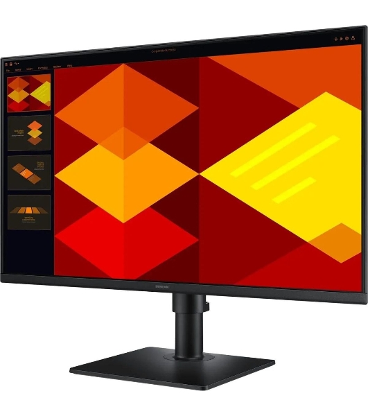 Монитор 27' Samsung Essential S4 LS27D400GAIXCI IPS 1920x1080, 100 Гц, 5 мс, 16:9, 250 кд/м², 2xHDMI, DP, 2xUSB-A 2.0, 1x3.5 мм, черный