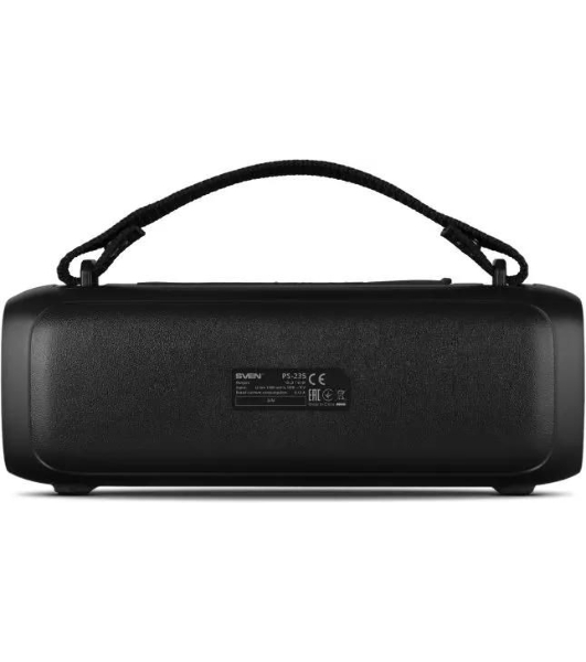 Портативная колонка SVEN PS-235 черный 12W 2.0 BT 3600mAh