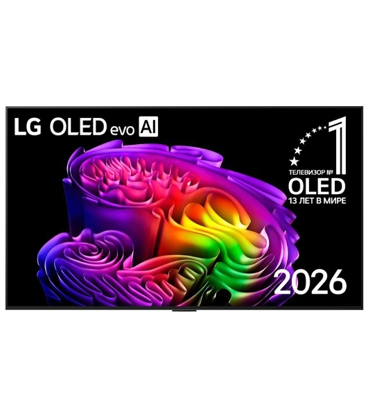 Телевизор LG 55' OLED55G6RLA.ARUG черный OLED UHD 120Hz WebOS