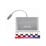 Кабель-адаптер USB3.1 Type-CM-->HDMI+USB3.0+RJ45+PD charging VCOM, фото4