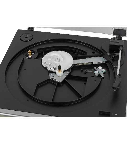 Проигрыватель винила Audio-Technica AT-LP60XUSB полностью автоматический серебристый