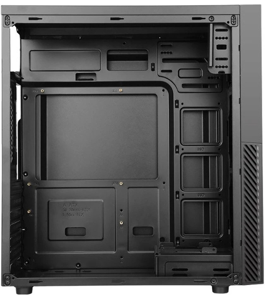 Компьютерный корпус Accord K-16 B черный без БП ATX 6x120мм 2xUSB2.0 1xUSB3.0 audio