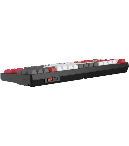 Клавиатура беспроводная A4Tech Bloody WS87 Naraka USB, Bluetooth/Радиоканал черный/красный
