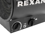 Пушка тепловая электрическая Rexant круглая, прямоугольная подставка, ТЭН, 2кВт, фото5