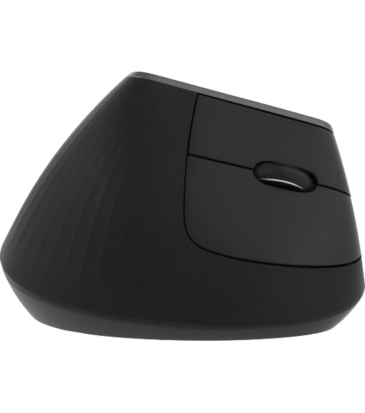 Мышь беспроводная/проводная Logitech MX Vertical графитовый, 4000 dpi, радиоканал, Bluetooth, USB, кнопки - 6