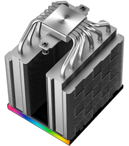 Кулер для процессора DEEPCOOL AK620 DIGITAL SE LGA20XX/1700/1200/115X/AM5/AM4 (9шт/кор, TDP 260W, PWM, DUAL Fan 120мм, 6 тепл. трубок, ARGb, черный) RET (R-AK620-BKADMN-GJD)